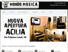 Tablet Screenshot of mondomusica.info